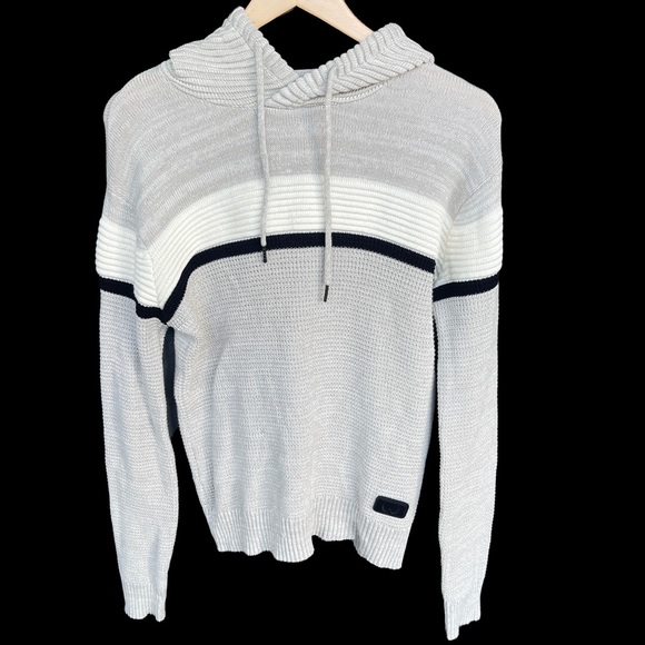 Nick Danger Oatmeal Hooded Knit Sweater Men's Size M - Picture 1 of 6